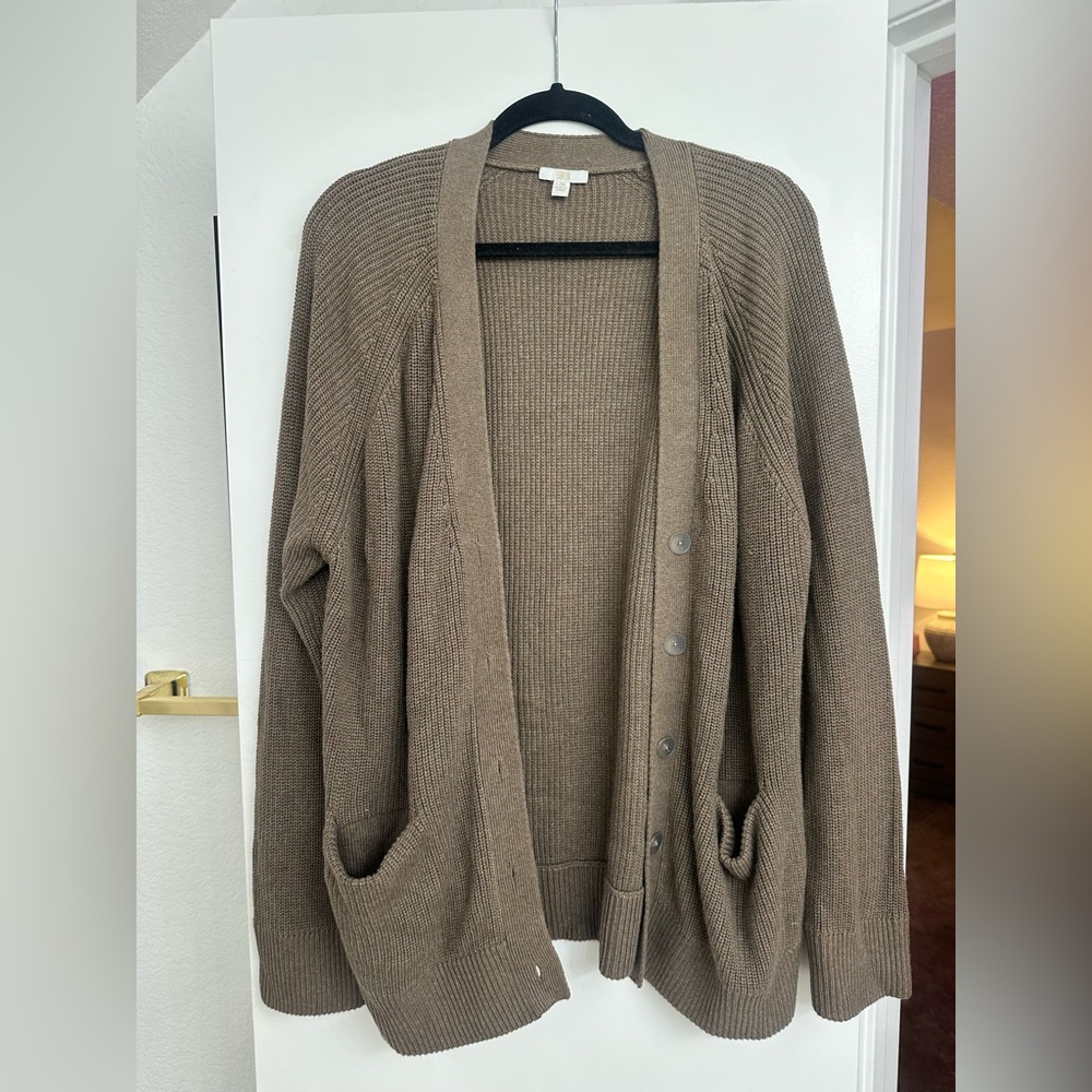 Women’s Brown Cardigan Sweater Lunya